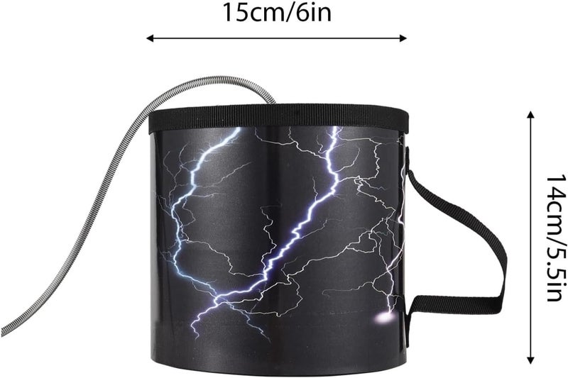 summvox 6 Inch Thunder Drum,Spring Drum,Sound Effect Instrument,Thunder Tube Sound Maker Thunder Sound Simulation,For Large Gatherings Sports Events Celebrations - Image 2